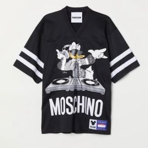 Moschino mesh Donald Duck shirt